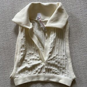 Out From Under Break Point Collared Bra Top in Cream